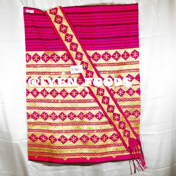 A132 KAIN TAPIS ABUNG CATUR BINTANG BAHAN PINK